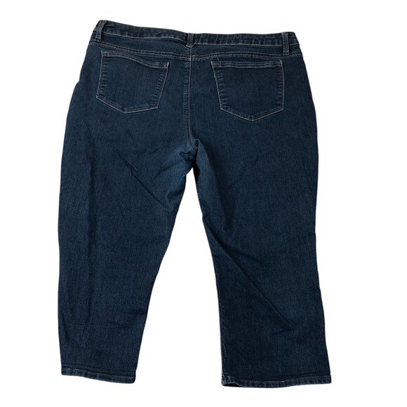 Riders By Lee Women's Capri Jeans 40x20 Measured Midrise Casual Relaxed - Picture 2 of 16